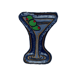 Martini Crinkle Coctail Toy